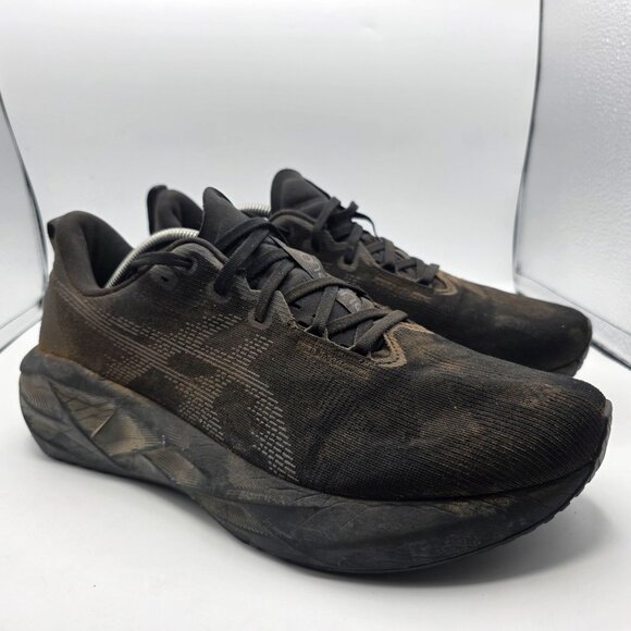 Asics Novablast 5 Mens Size 11.5 Triple Black Athletic Running Shoes Lightweight main image 4